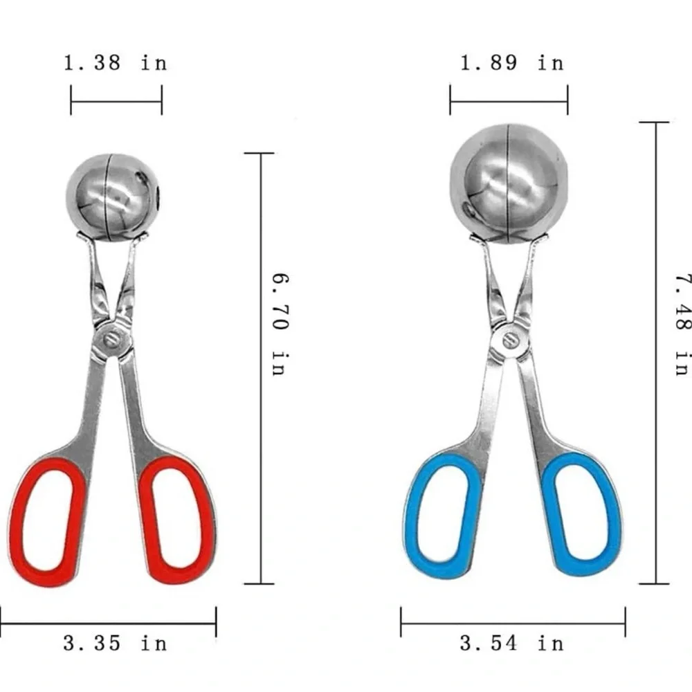 Set of 2 meatball makers